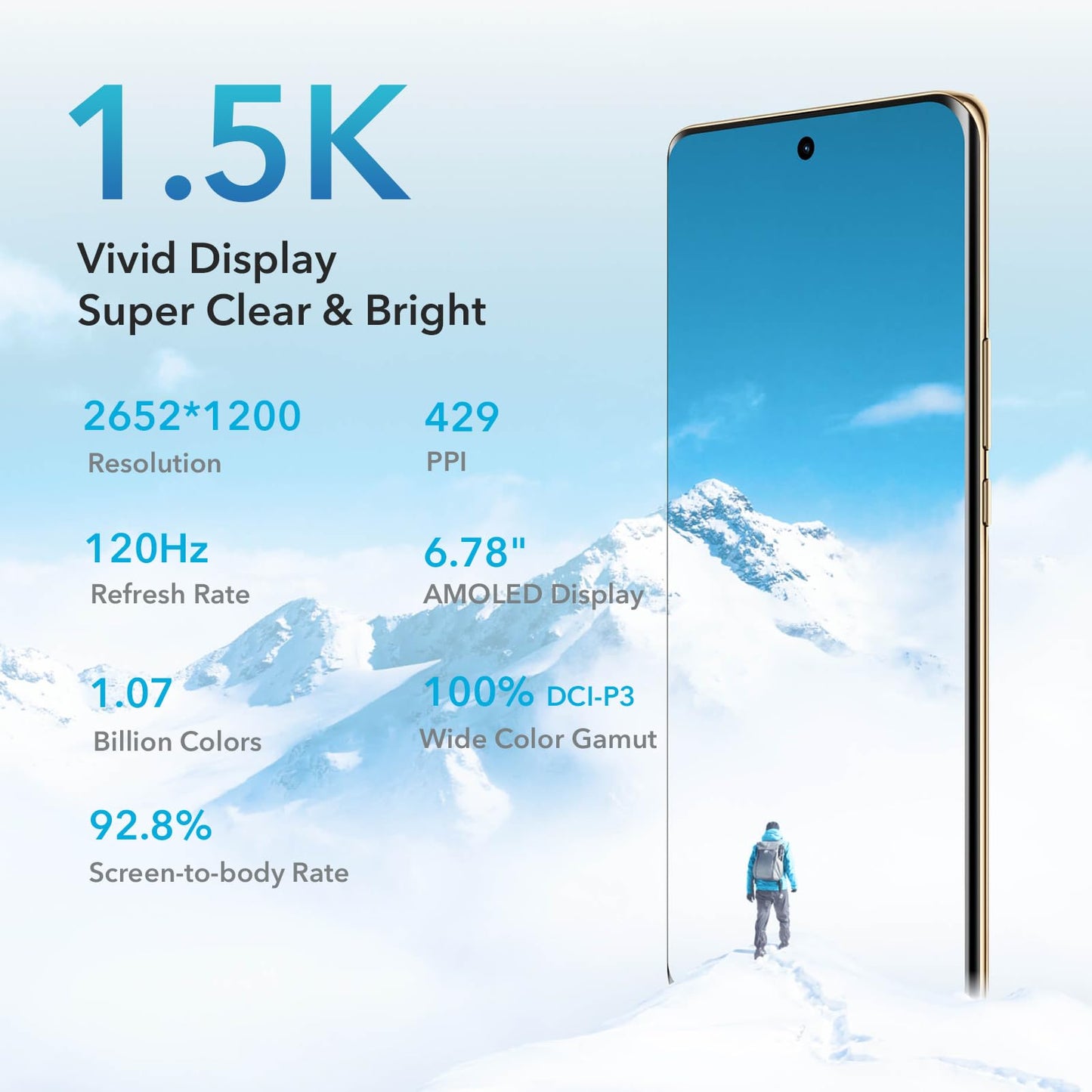 HONOR Magic6 Lite 5G Smartphone 8Go 256Go, 6.78" 120Hz AMOLED écran incurvé, 108MP Triple caméra arrière, Android 13, Dual Sim, Google Play, NFC, Vert